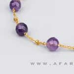 تلالو و تراش‌های ظریف سنگ آمیتیست بنفش در گنجینه بنفشه Afarline